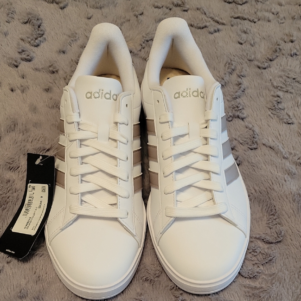 adidas White and Gray Women's Sneakers